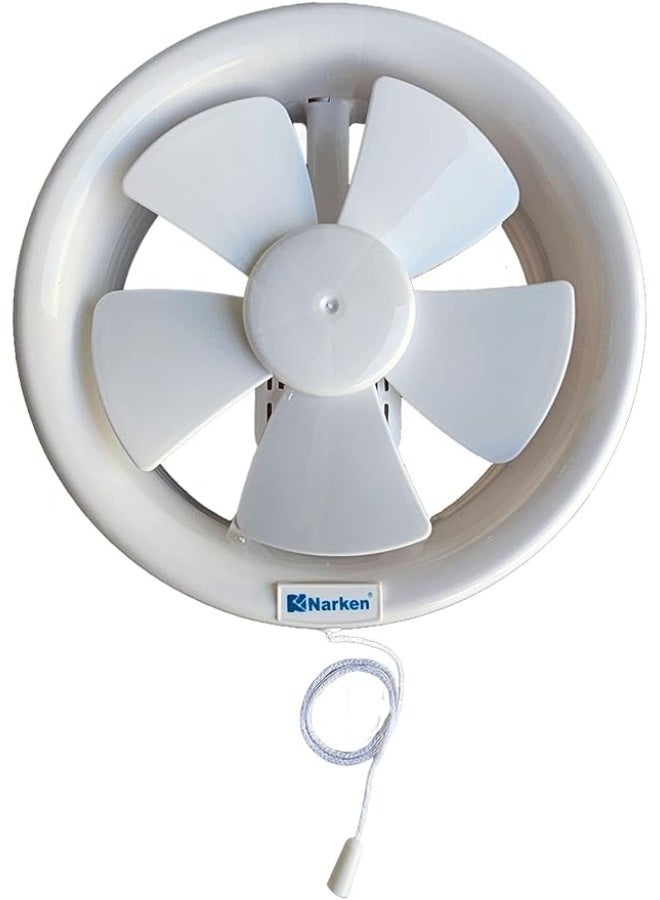 Narken Exhaust Fan 6 Inches for window of the kitchen or bathroom office Power 13W Speed 1900r min Air Volume 200m³ h full copper motor. - Image 1